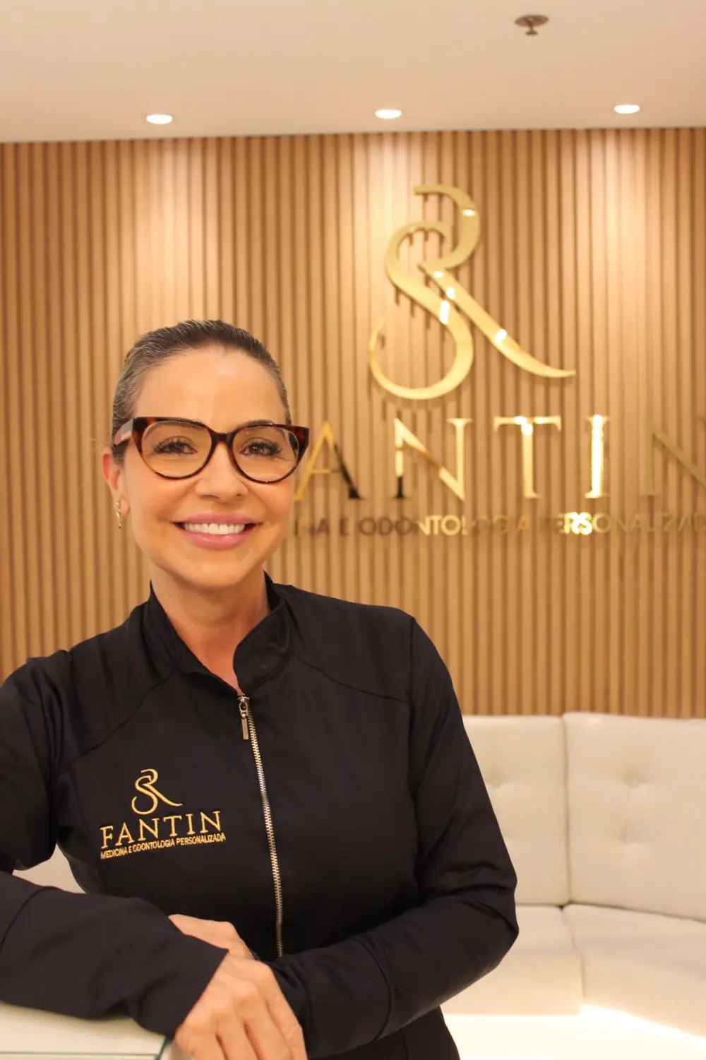 Recepção da Fantin Odonto, dentista em Santana